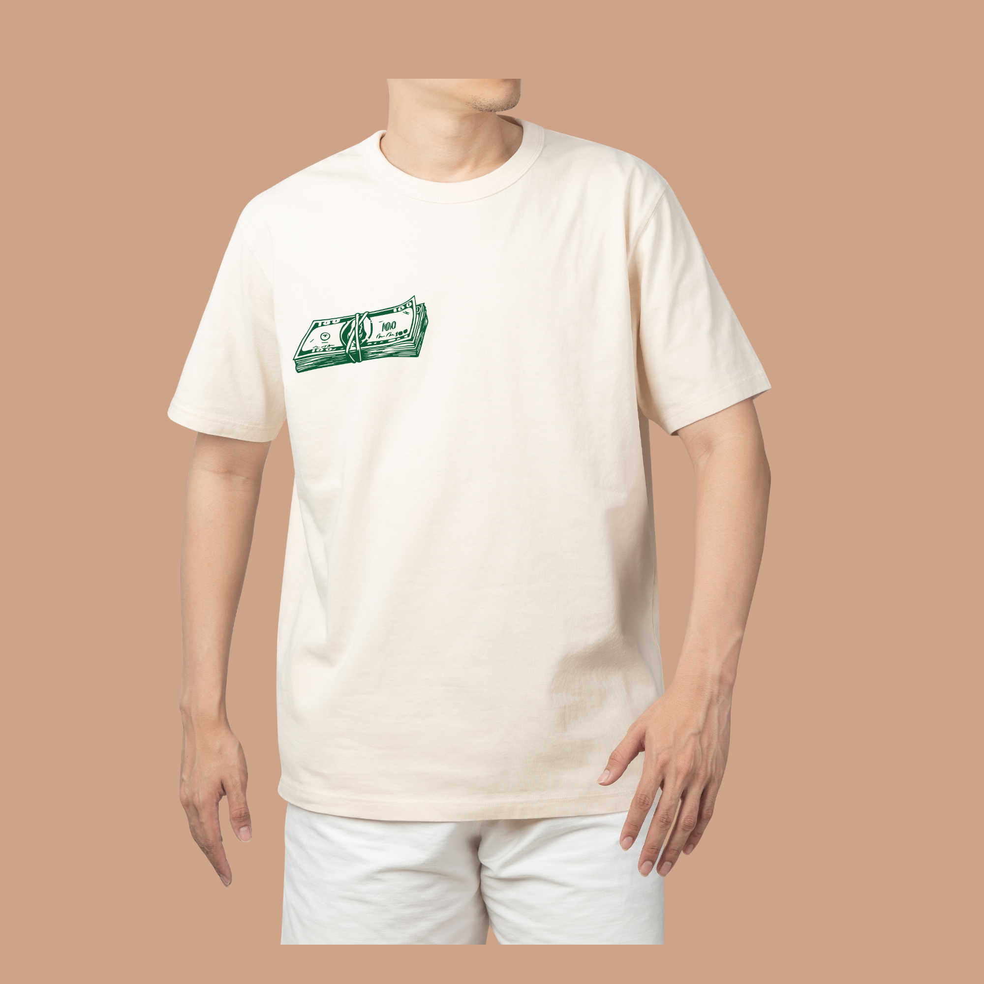 Tee-shirt surdimensionné « الفلوس تحيّي النفوس » – Money Vibes Edition